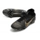 Nike Mercurial Superfly VIII Elite FG Nero Oro Metallico Argento