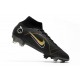 Nike Mercurial Superfly VIII Elite FG Nero Oro Metallico Argento