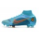 Nike Mercurial Superfly VIII Elite FG Blu Cloro Arancione Laser Marina