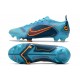 Nike Mercurial Vapor 14 Elite FG Uomo Blu Cloro Arancione Laser Marina