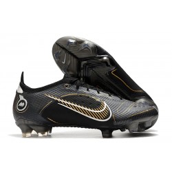 Nike Mercurial Vapor 14 Elite FG Uomo Nero Oro Metallico Argento Metallico