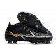 Nike Phantom GT2 Elite Dynamic Fit FG Nero Metallic Grigio Scuro Oro