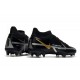 Nike Phantom GT2 Elite Dynamic Fit FG Nero Metallic Grigio Scuro Oro