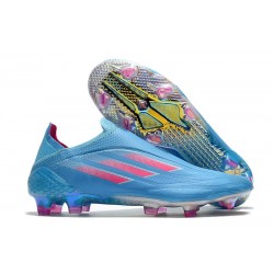 Scarpe Adidas X speedflow FG Cielo Rush Team Rosa Shock Bianco