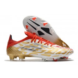 adidas X Speedflow.1 FG Scarpa Calcio Oro Bianco Rosso