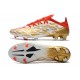 adidas X Speedflow.1 FG Scarpa Calcio Oro Bianco Rosso