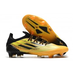 adidas X Speedflow.1 FG Scarpa Calcio Oro Solare Nero Core Giallo Acceso