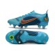 Nike Mercurial Vapor 14 Elite SG AC Blu Cloro Arancione Laser Marina