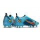 Nike Mercurial Vapor 14 Elite SG AC Blu Cloro Arancione Laser Marina