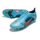 Nike Mercurial Vapor 14 Elite SG AC Blu Cloro Arancione Laser Marina