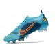 Nike Mercurial Vapor 14 Elite SG AC Blu Cloro Arancione Laser Marina