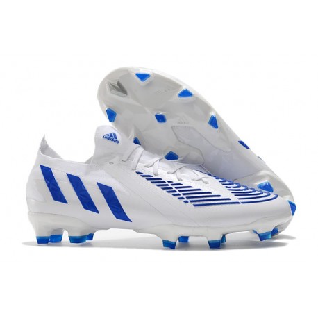 Scarpe adidas Predator Edge+ FG Bianco Hi Res Blu Bianco