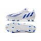 Scarpe adidas Predator Edge+ FG Bianco Hi Res Blu Bianco