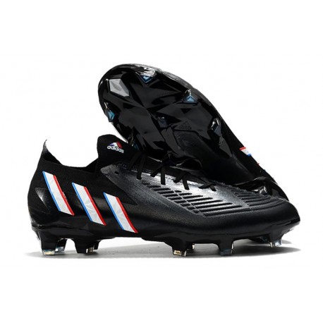 Scarpe da calcio adidas Predator Edge.1 L FG Nero Core Bianco Rosso Vivido