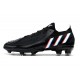 Scarpe da calcio adidas Predator Edge.1 L FG Nero Core Bianco Rosso Vivido