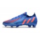 Scarpe da calcio adidas Predator Edge.1 L FG Sapphire Edge - Blu Rosso