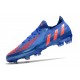 Scarpe da calcio adidas Predator Edge.1 L FG Sapphire Edge - Blu Rosso