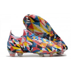 adidas Predator Edge.1 L FG Geometric Blu Acceso Team Giallo Rosso