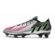 Scarpe da calcio adidas Predator Edge.1 L FG Argento Nero Rosa