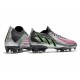 Scarpe da calcio adidas Predator Edge.1 L FG Argento Nero Rosa