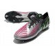 Scarpe da calcio adidas Predator Edge.1 L FG Argento Nero Rosa