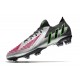 Scarpe da calcio adidas Predator Edge.1 L FG Argento Nero Rosa