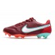 Nike Tiempo Legend 9 Elite FG Uomo Team Rosso Bianco Ibisco Mistico