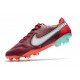 Nike Tiempo Legend 9 Elite FG Uomo Team Rosso Bianco Ibisco Mistico