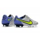 Nike Tiempo Legend 9 Elite FG Uomo Grigio Nebbia Volt Zaffiro