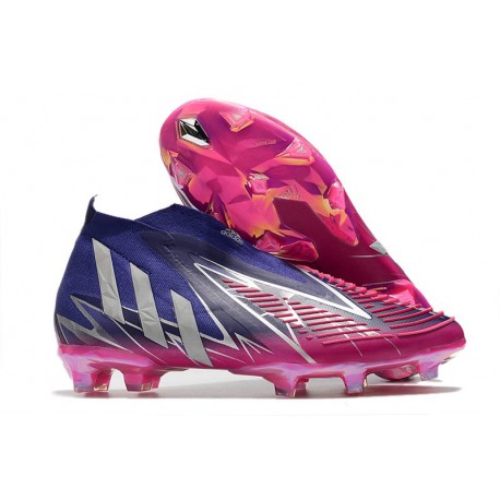 adidas Predator Edge+ FG Team Collegiate Viola Argento Rosa Shock