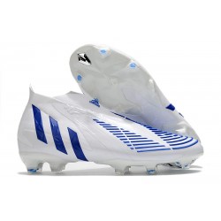 Scarpe adidas Predator Edge+ FG Bianco Hi Res Blu