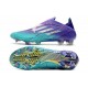 Scarpe Adidas X speedflow FG Viola Rush Argento Metallico Menta Rush