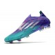 Scarpe Adidas X speedflow FG Viola Rush Argento Metallico Menta Rush