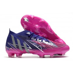 adidas Predator Edge.1 FG Uomo Viola Argento Metallico Team Rosa