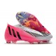 adidas Predator Edge.1 FG Uomo Rosa Solare Nero Bianco