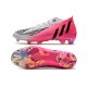 adidas Predator Edge.1 FG Uomo Rosa Solare Nero Bianco