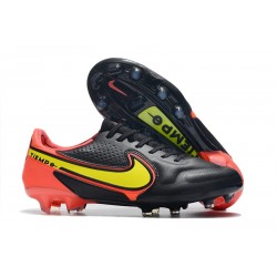 Nike Tiempo Legend 9 Elite FG Uomo Nero Rosso Giallo