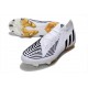 Scarpe da calcio adidas Predator Edge.1 L FG Bianco Nero Oro