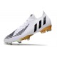 Scarpe da calcio adidas Predator Edge.1 L FG Bianco Nero Oro