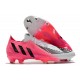 Scarpe da calcio adidas Predator Edge.1 L FG Rosa Solare Nero Bianco