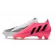 Scarpe da calcio adidas Predator Edge.1 L FG Rosa Solare Nero Bianco