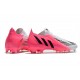 Scarpe da calcio adidas Predator Edge.1 L FG Rosa Solare Nero Bianco