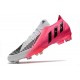 Scarpe da calcio adidas Predator Edge.1 L FG Rosa Solare Nero Bianco