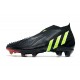 Scarpe adidas Predator Edge+ FG Nero Verde