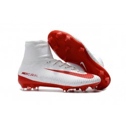 Scarpa Nuove Nike Mercurial Superfly V FG - Bianco Rosso