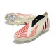 Scarpe adidas Predator Edge+ FG Bianco Off Rosso Vivido Oro Metallico