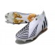 Scarpe adidas Predator Edge+ FG Bianco Oro Nero