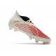 adidas Predator Edge.1 FG Bianco Off Rosso Vivido Oro Metallico