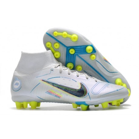 Nike Mercurial Superfly 8 Elite AG PRO Grigio Calcio Blu Nerastro