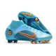 Nike Mercurial Superfly 8 Elite AG PRO Blu Cloro Arancione Laser Marina